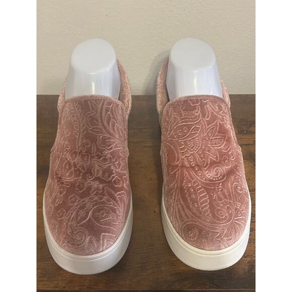 Steve Madden Gills mauve velvet slip-on sneakers Woman's Size 7.5 - Picture 3 of 10